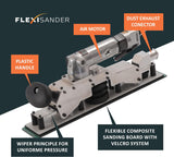 Pneumatic flexible orbital sander | FS 40070A | 400 mm (15 ³/₄ in)