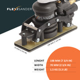 Pneumatic flexible orbital sander | FS 19870A | 198 mm (7 ³/₄ in)