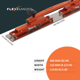 Flexible sanding board | FSB 084112 | 840 mm (33 in)